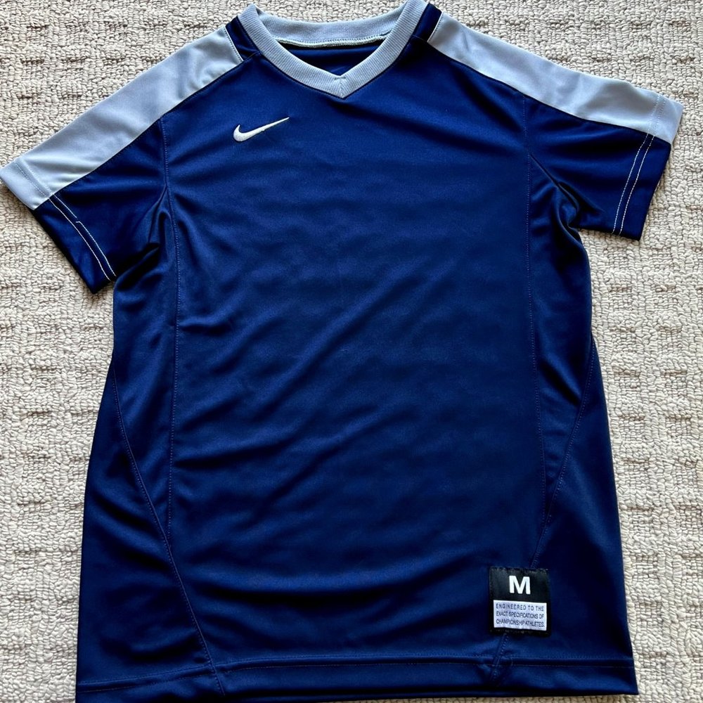 Boys Nike Vapor Dri-Fit V-Neck Baseball Jersey - Youth Medium / 10